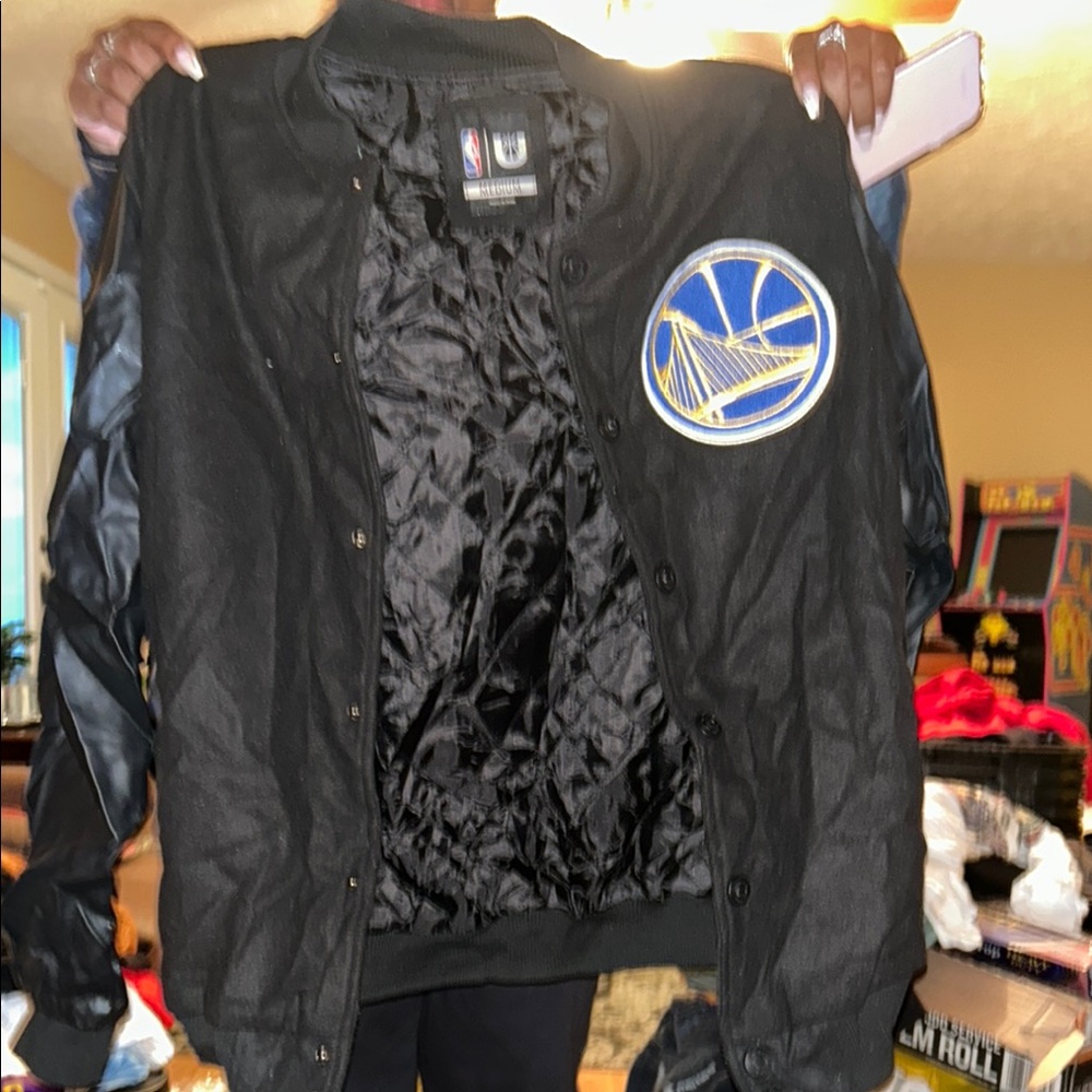Golden State Warriors Black Jacket